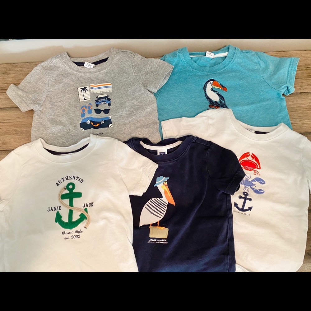 Janie and Jack T-shirt Bundle